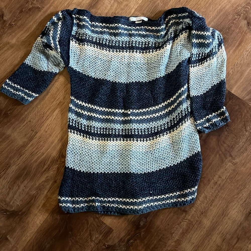 Off the shoulder knit sweater